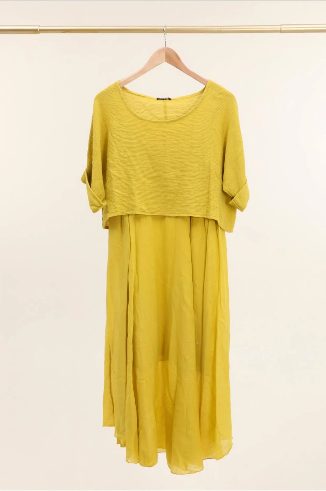 100% Cotton 8285 2 Piece Dress,Women Wear