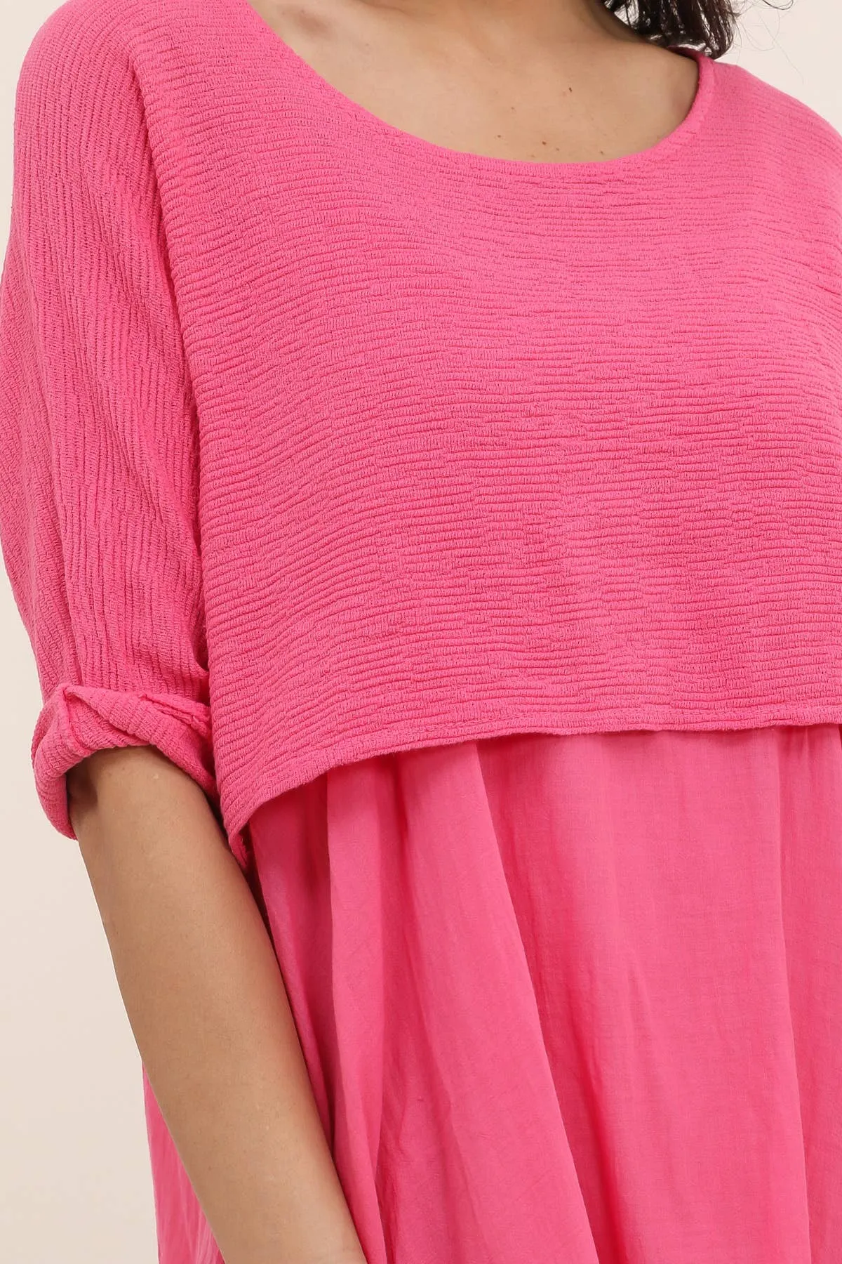 100% Cotton 8285 2 Piece Dress,Women Wear