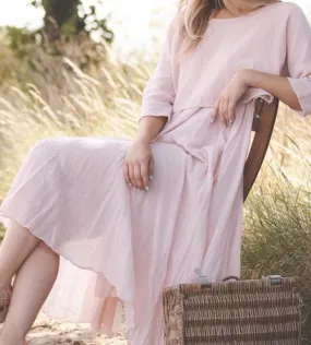 100% Cotton 8285 2 Piece Dress,Women Wear