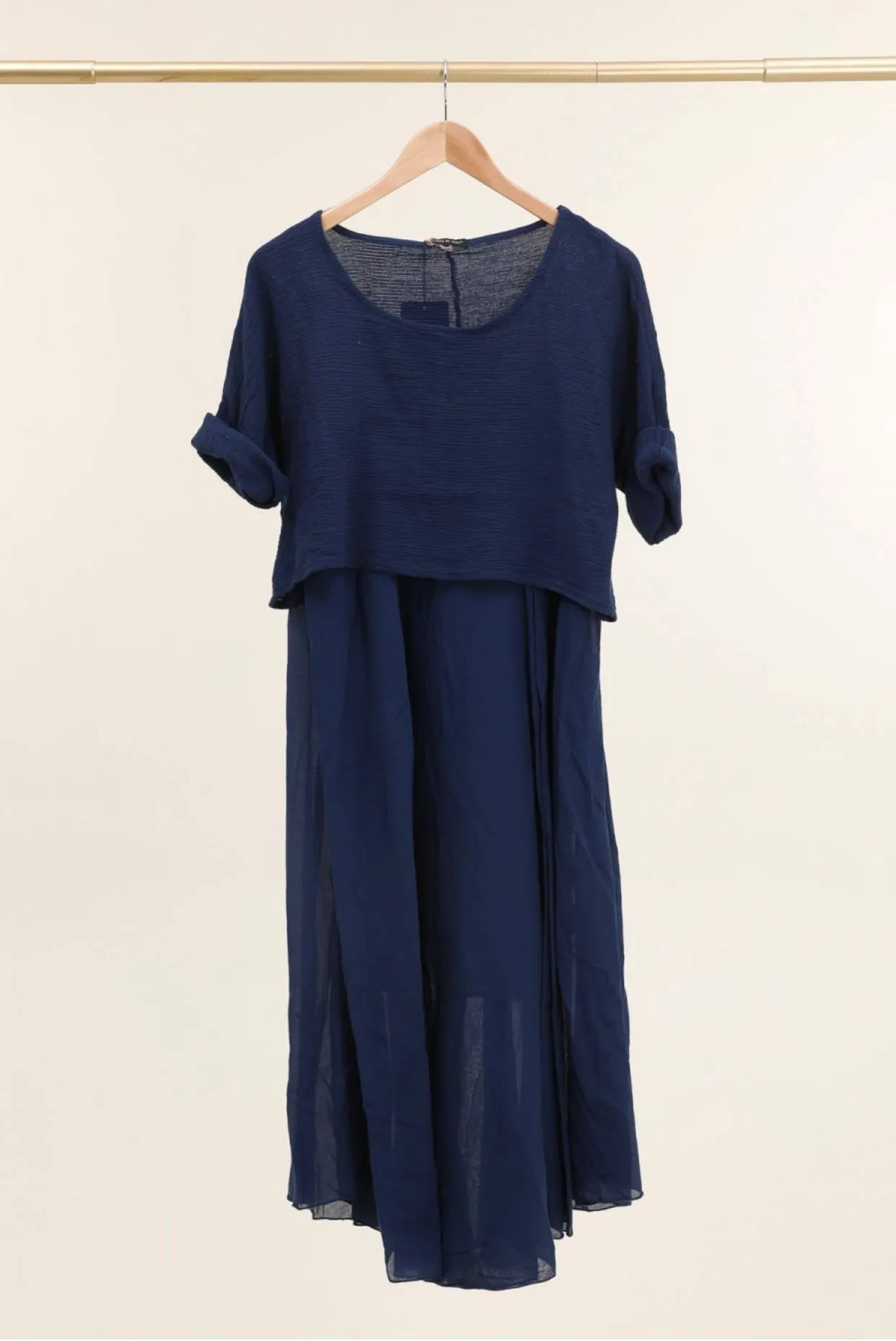 100% Cotton 8285 2 Piece Dress,Women Wear