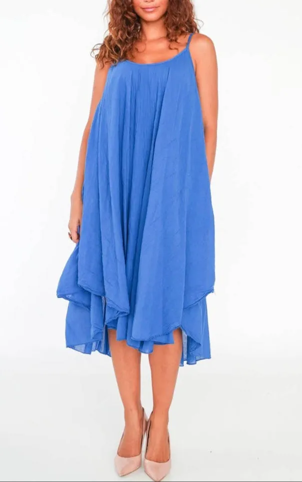100% Cotton 8285 2 Piece Dress,Women Wear