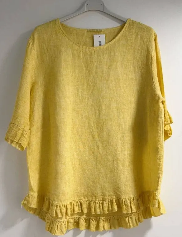 21925 Ruffle Top,Women Wear