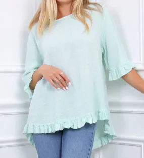 21925 Ruffle Top,Women Wear