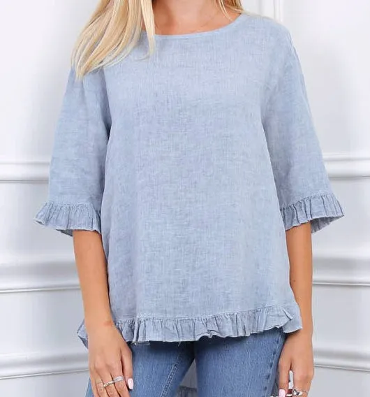 21925 Ruffle Top,Women Wear
