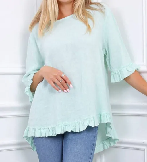 21925 Ruffle Top,Women Wear