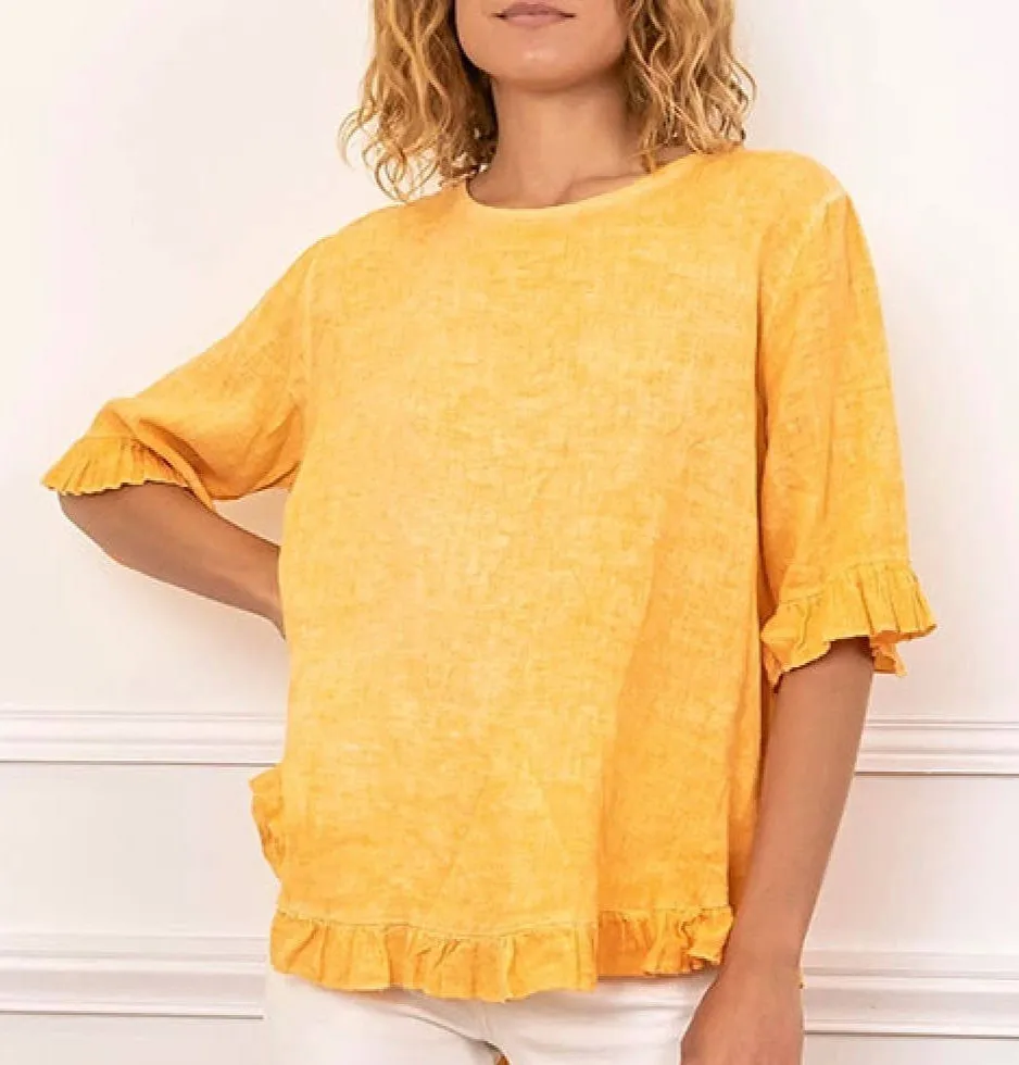 21925 Ruffle Top,Women Wear