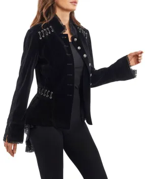 2308 Velvet Lace Jacket,Women Wear