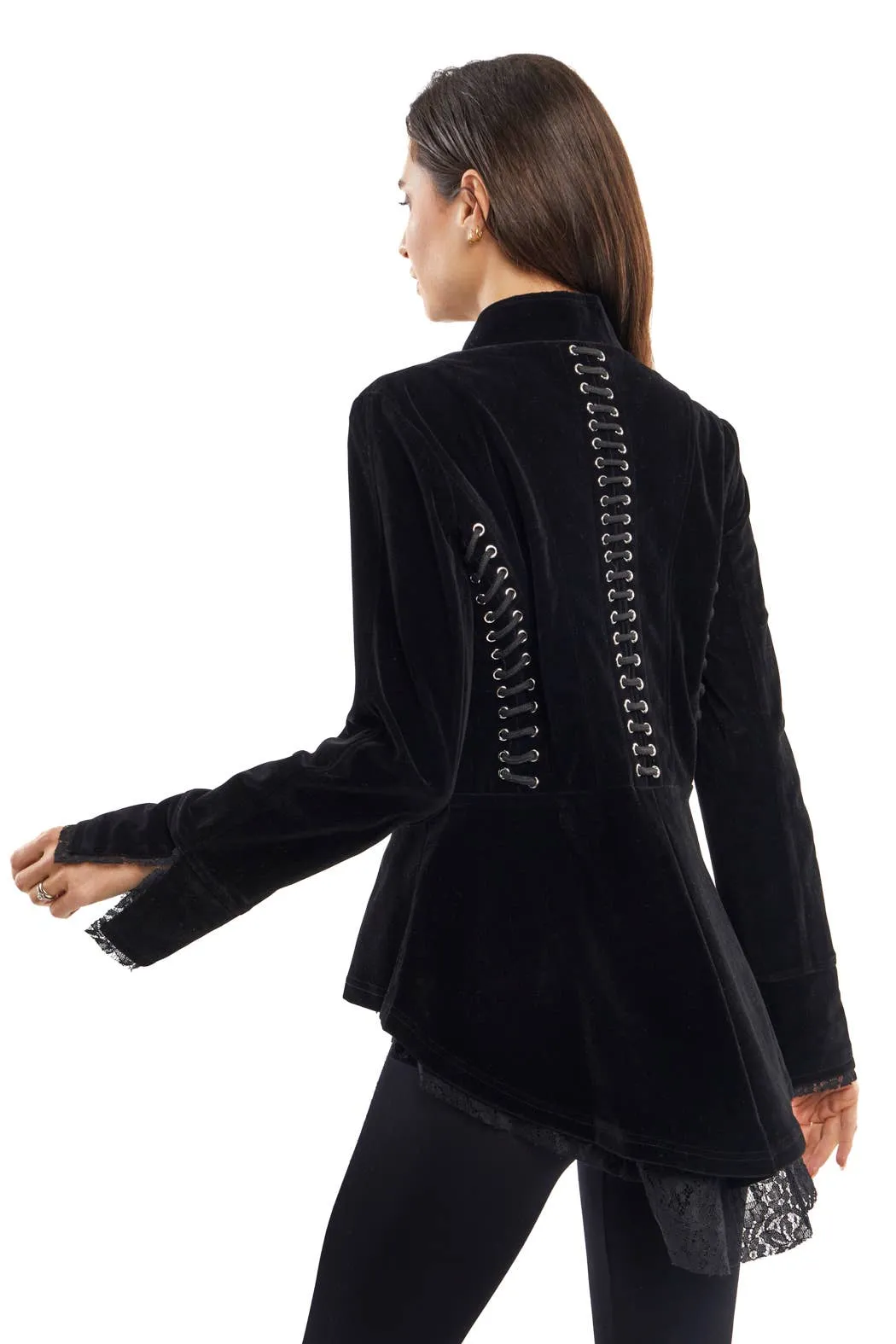 2308 Velvet Lace Jacket,Women Wear