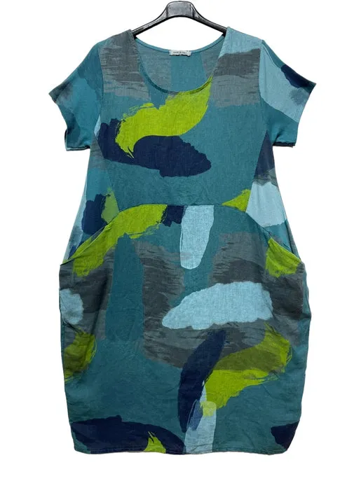 3533 Brushstrokes Dress,Women Wear