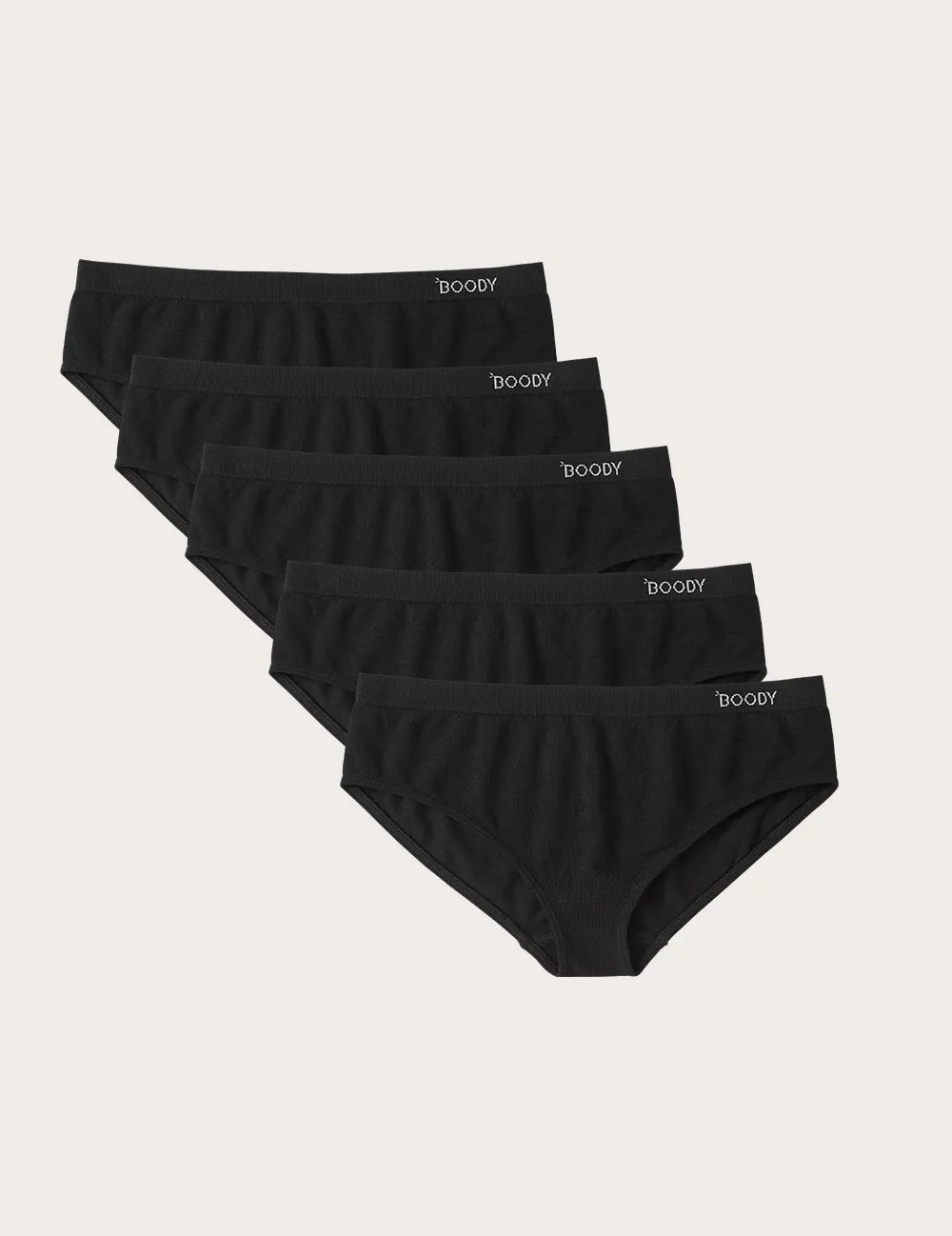 5-Pack Hipster Bikini - Black,Women Wear