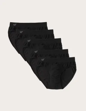 5-Pack Men's Original Briefs - Black,Men Underwear