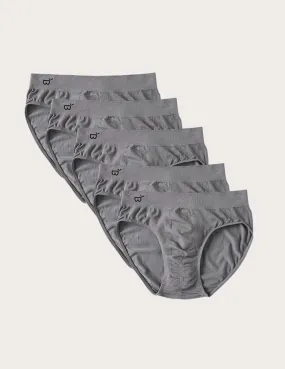 5-Pack Men's Original Briefs - Charcoal,Men Underwear