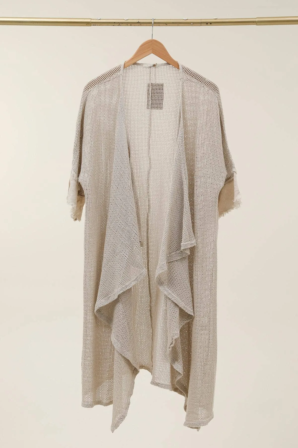 60865 Openwork Flutter Jacket,Women Wear