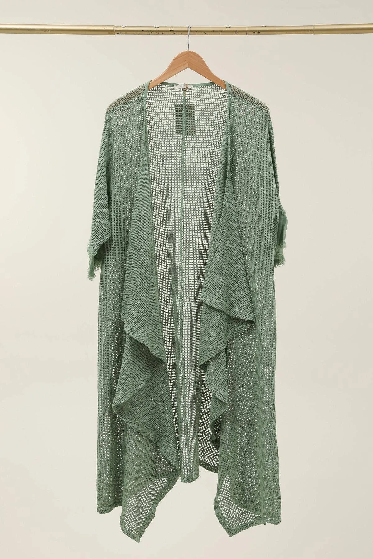 60865 Openwork Flutter Jacket,Women Wear