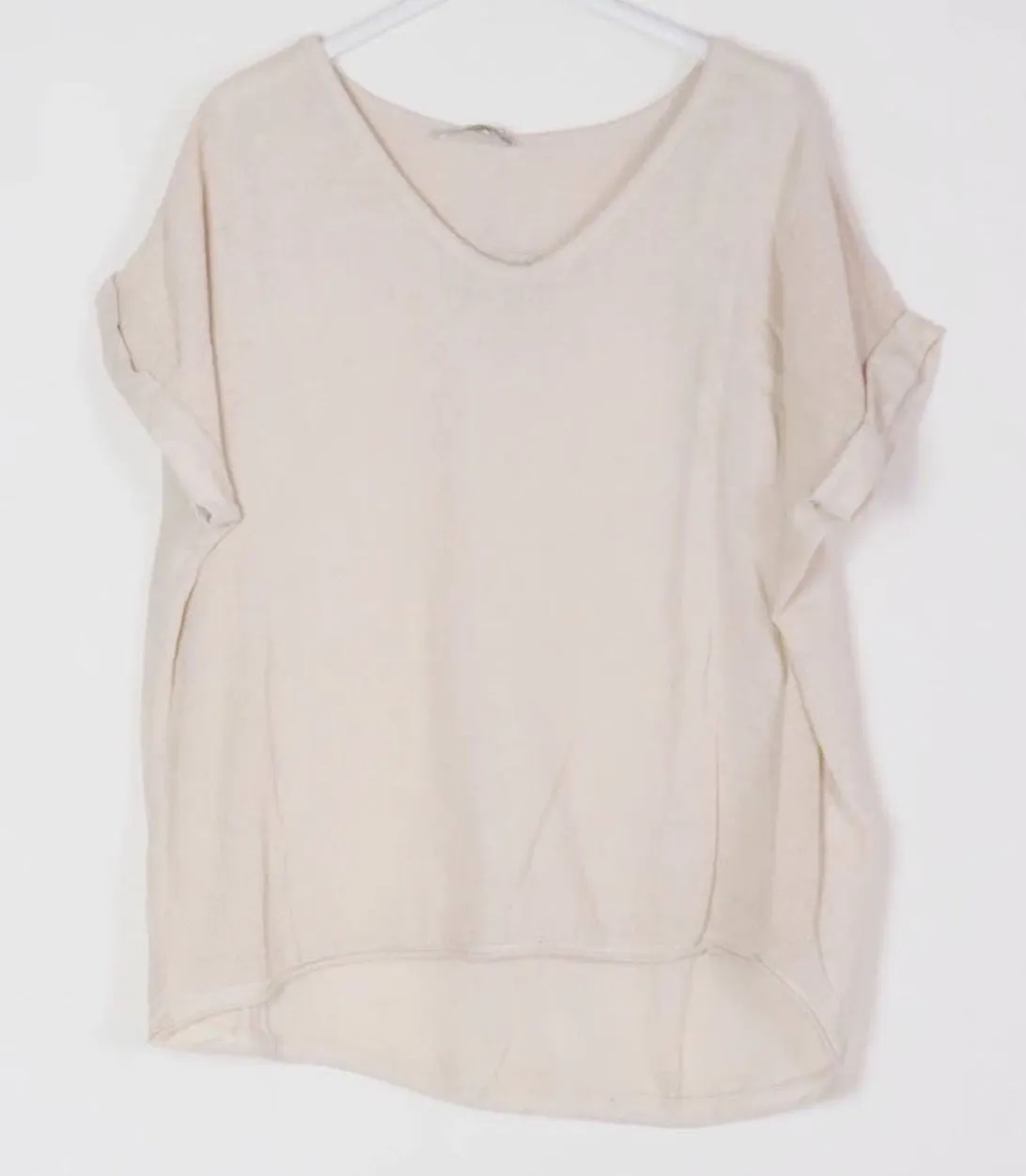 651 Textured Linen Gauze Top,Women Wear