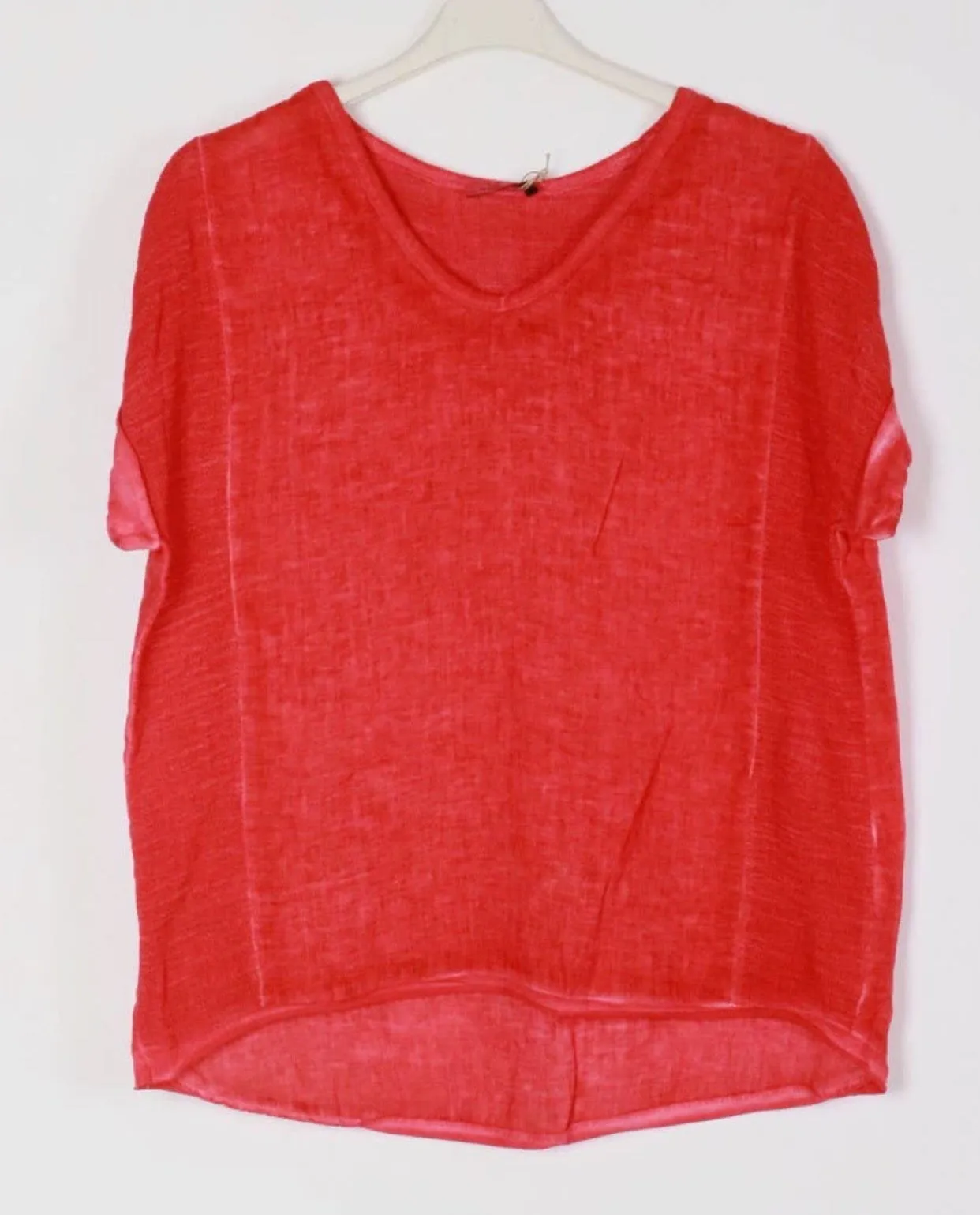 651 Textured Linen Gauze Top,Women Wear