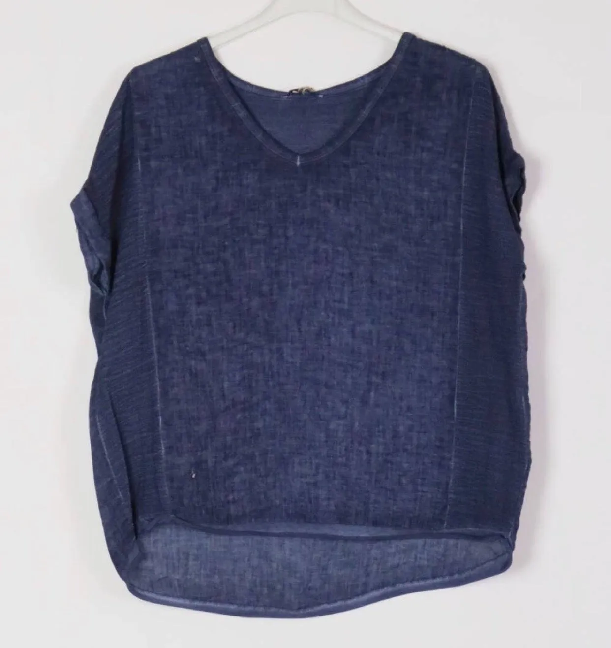 651 Textured Linen Gauze Top,Women Wear