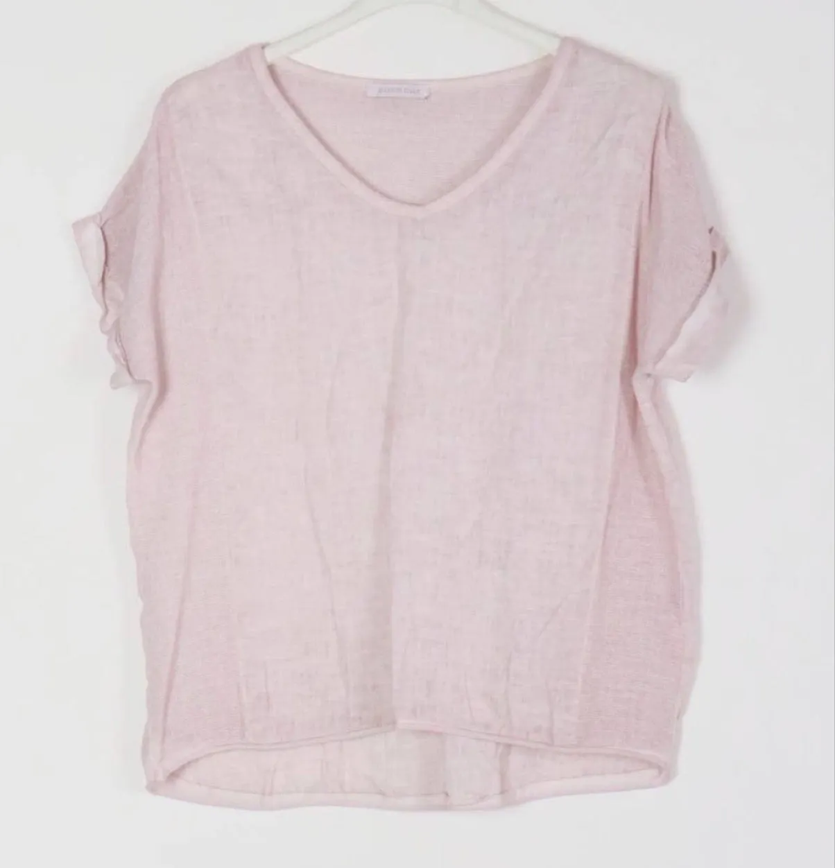 651 Textured Linen Gauze Top,Women Wear