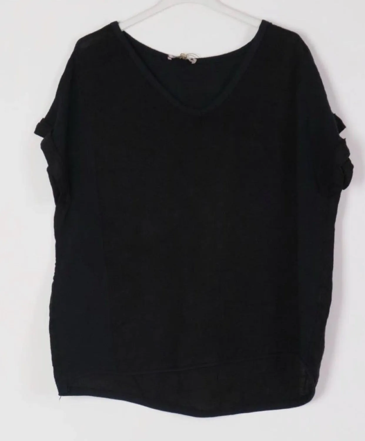 651 Textured Linen Gauze Top,Women Wear