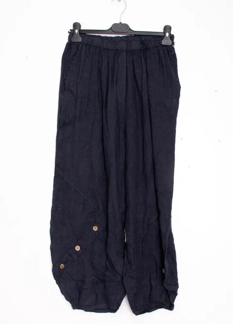 878L Linen Pants,Women Wear