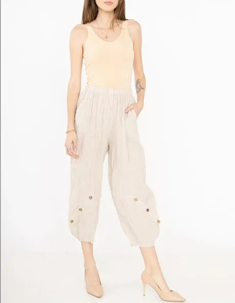 878L Linen Pants,Women Wear
