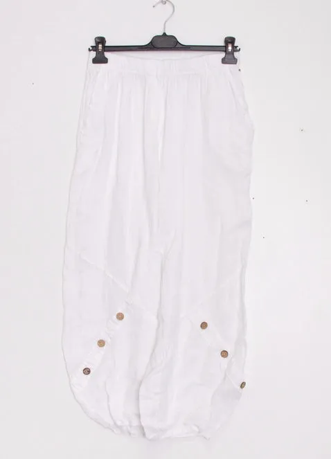 878L Linen Pants,Women Wear