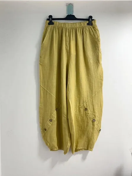 878L Linen Pants,Women Wear