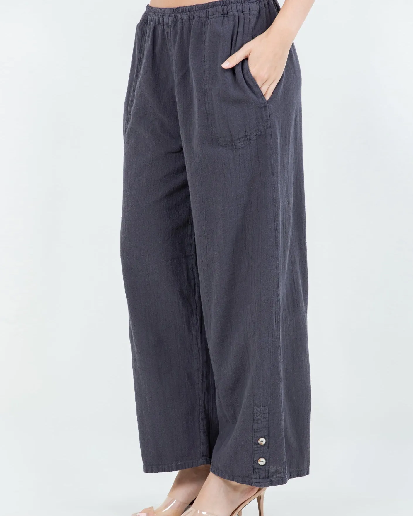 Alexis Pants 100% Cotton Gauze,Women Wear