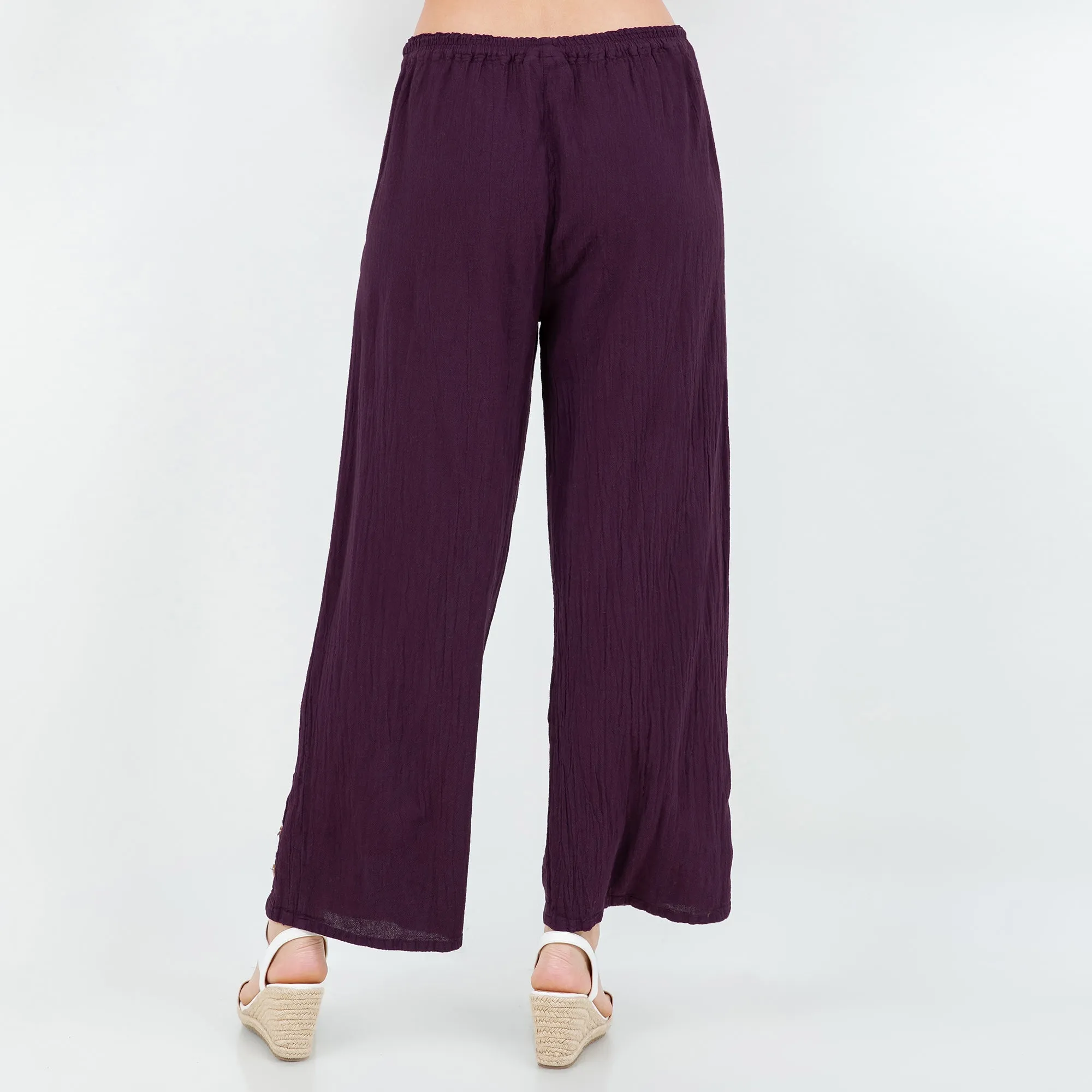 Alexis Pants 100% Cotton Gauze,Women Wear