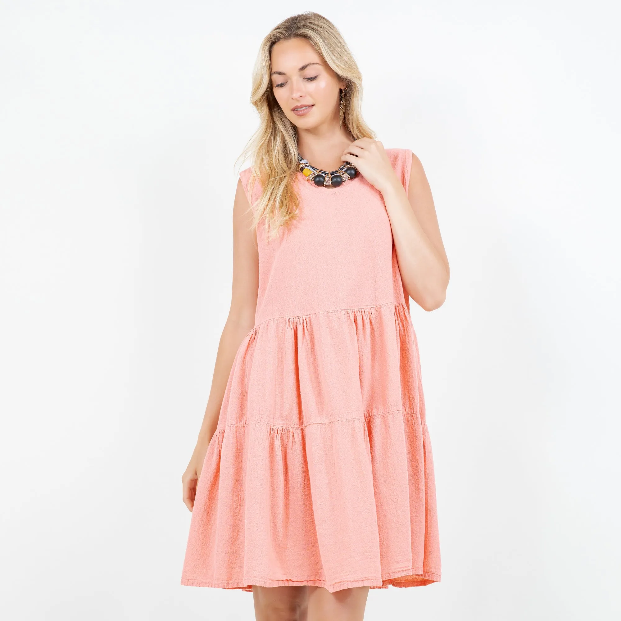 Anjanette Dress - 100% Cotton Gauze,Women Wear