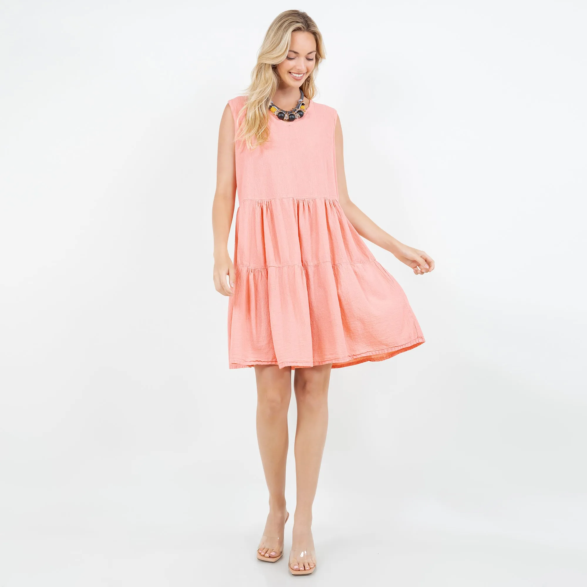 Anjanette Dress - 100% Cotton Gauze,Women Wear
