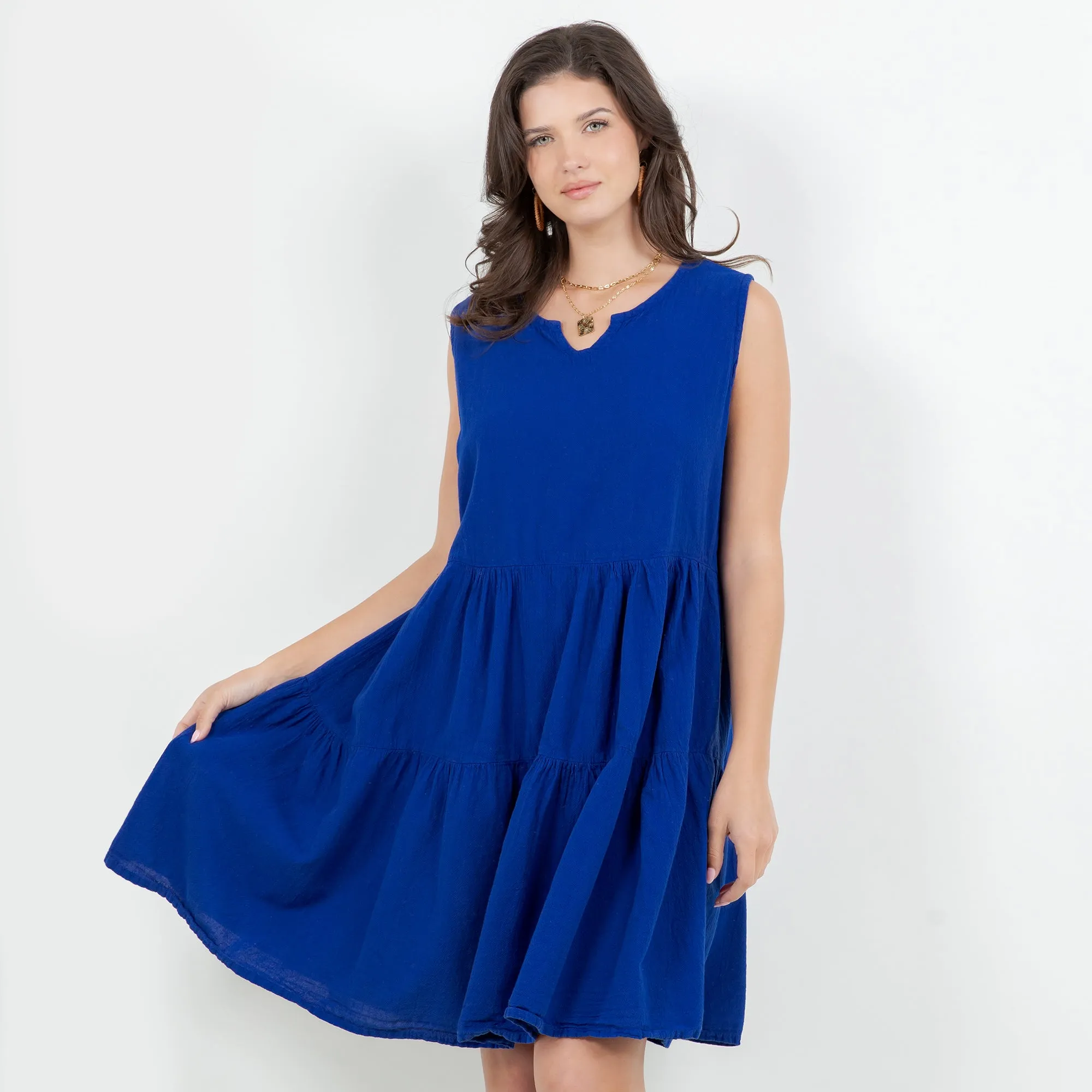 Anjanette Dress - 100% Cotton Gauze,Women Wear
