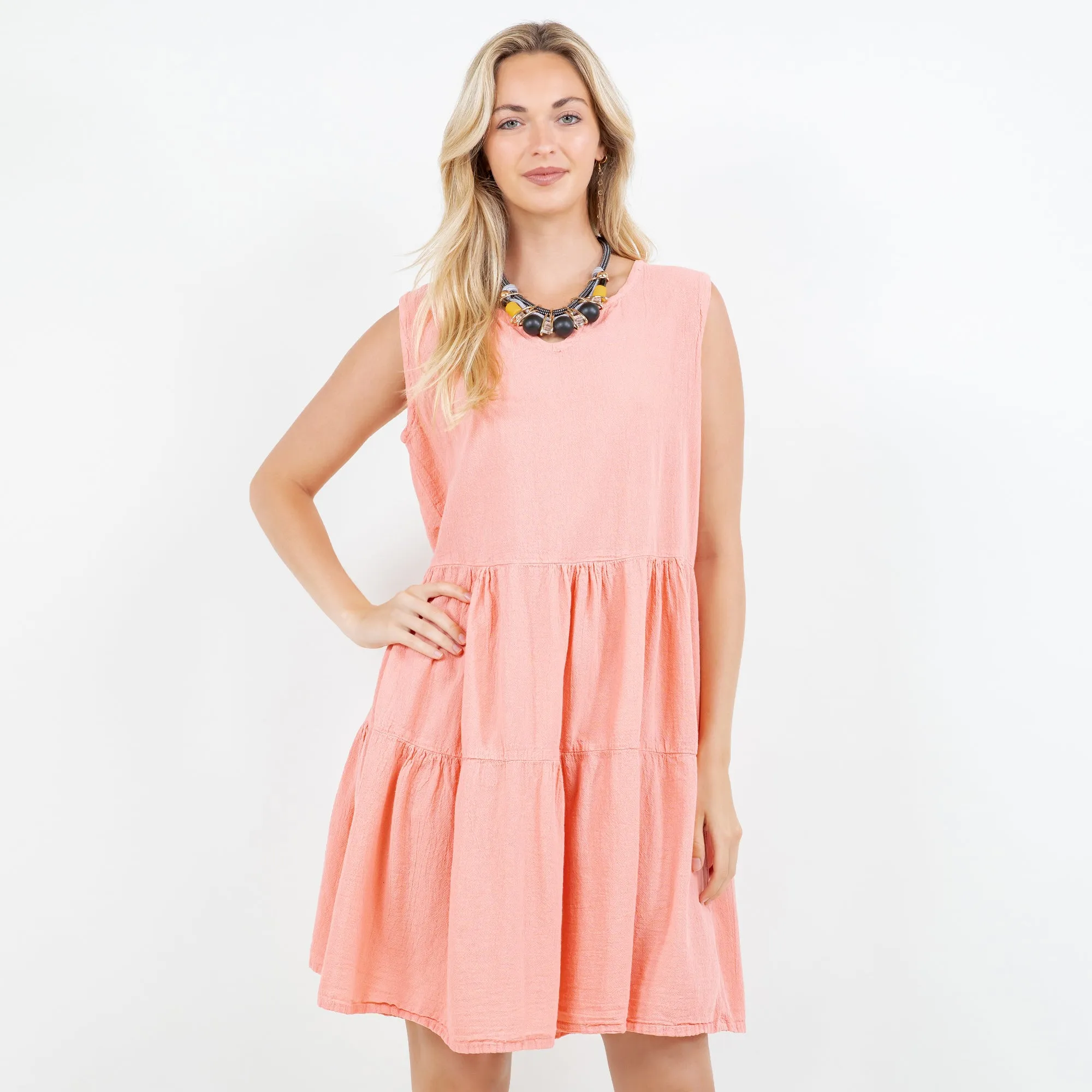 Anjanette Dress - 100% Cotton Gauze,Women Wear
