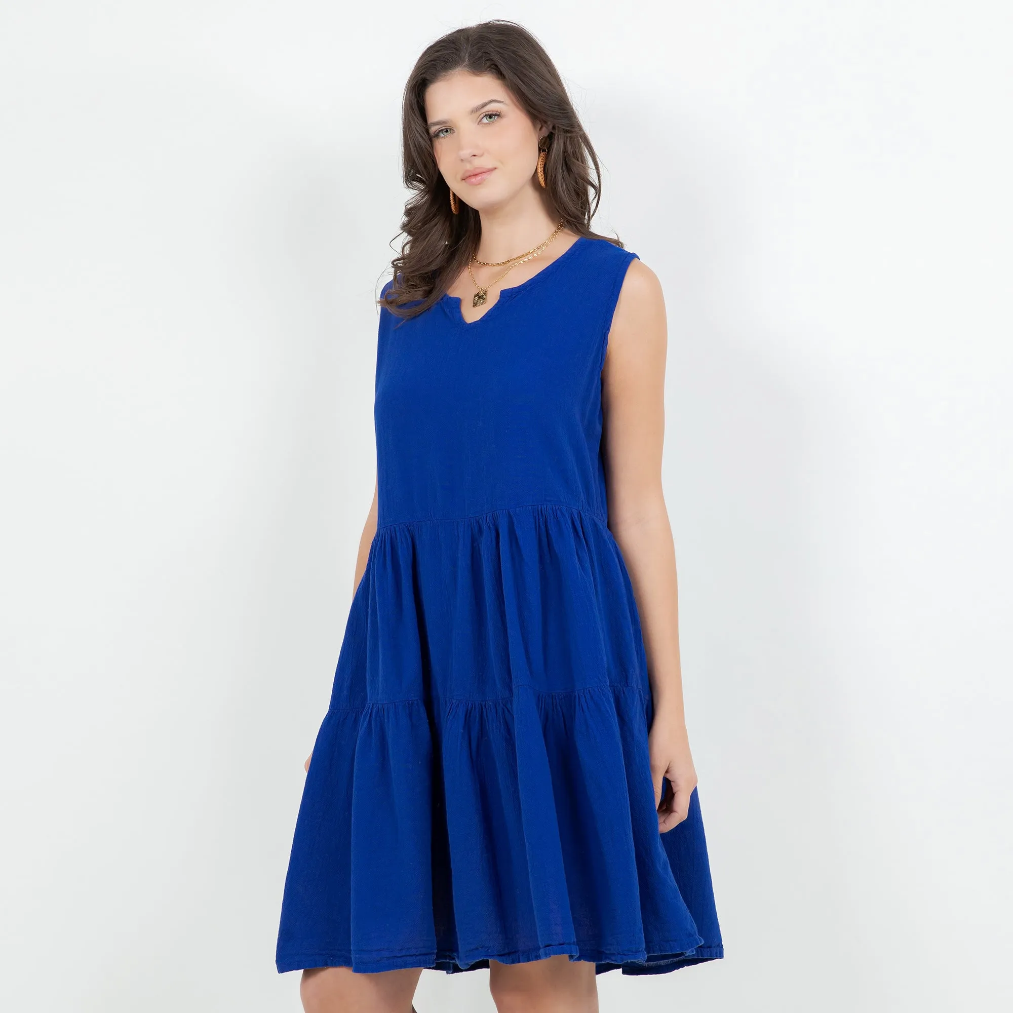 Anjanette Dress - 100% Cotton Gauze,Women Wear