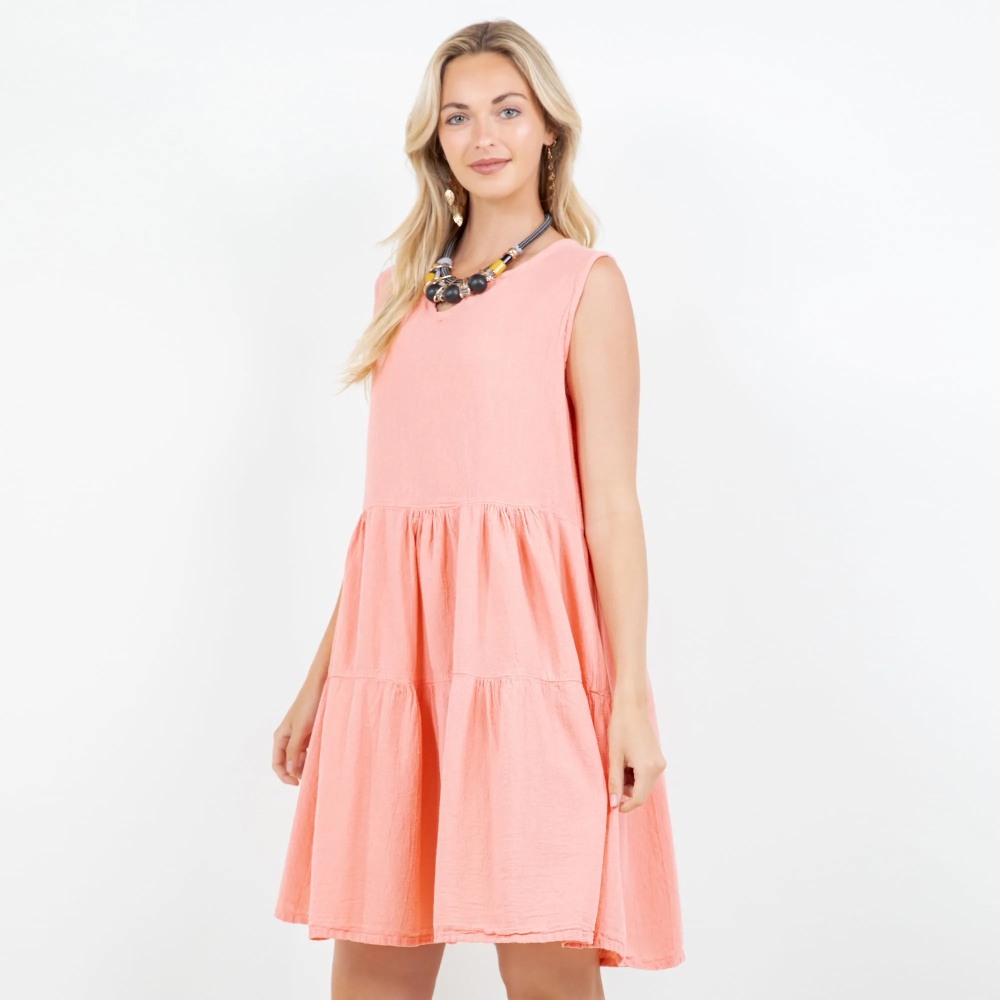 Anjanette Dress - 100% Cotton Gauze,Women Wear