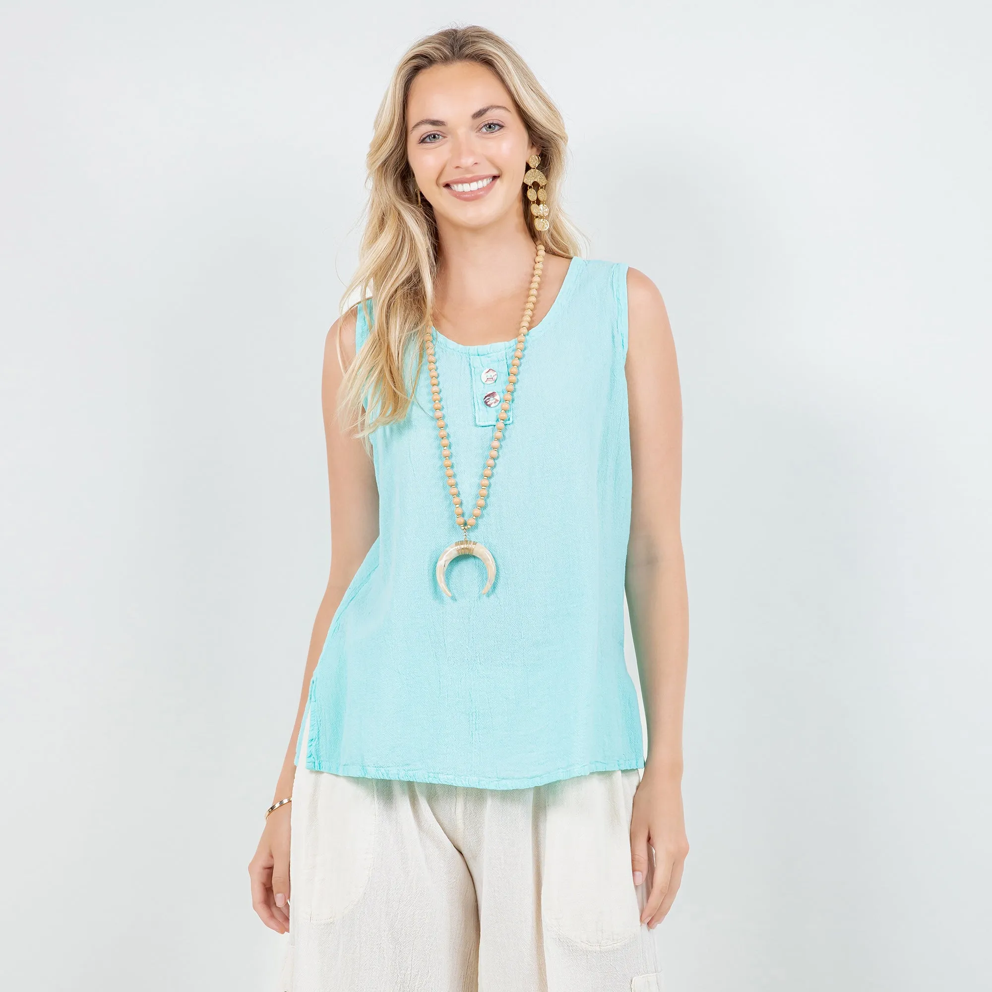 Anne Top -100% Cotton Gauze,Women Wear