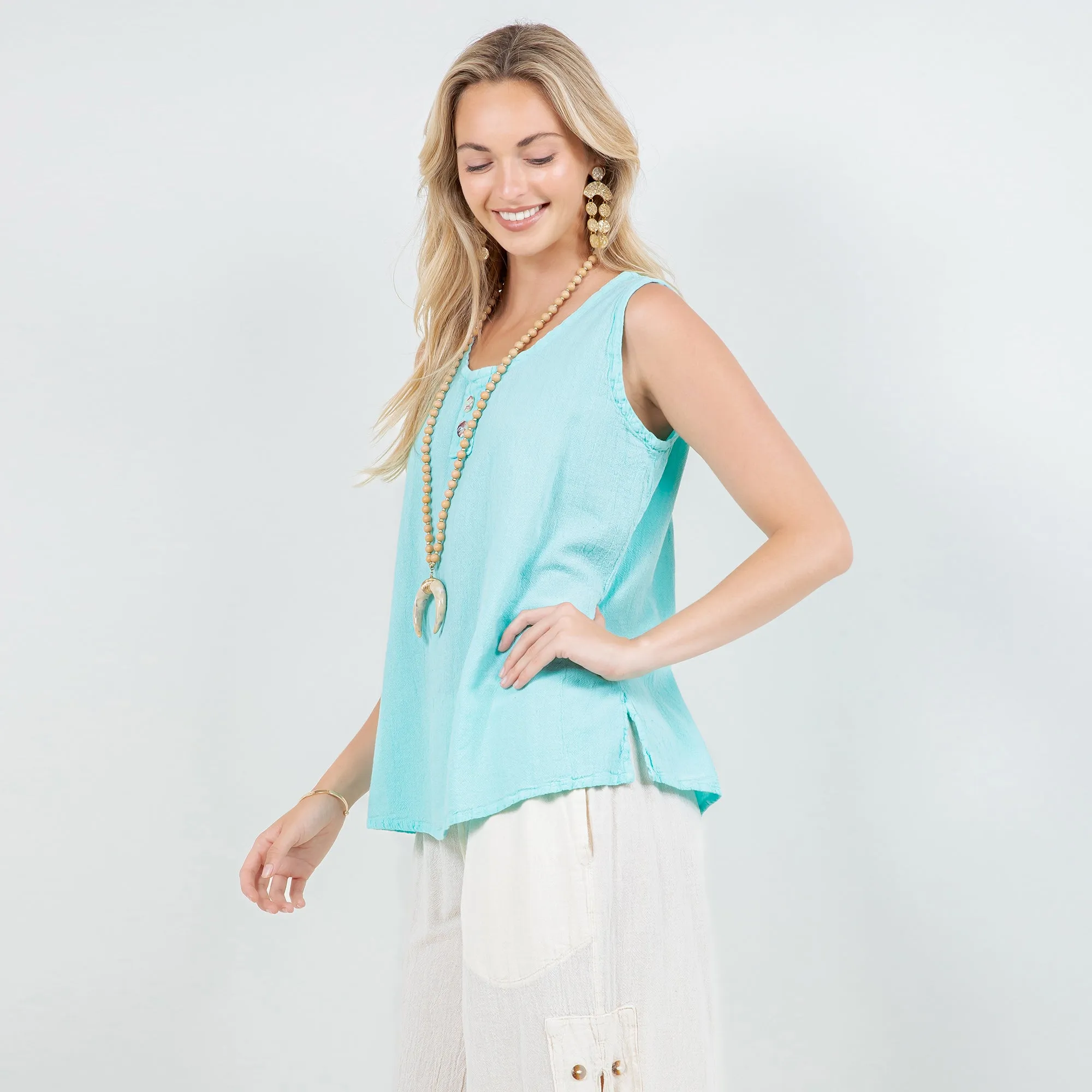 Anne Top -100% Cotton Gauze,Women Wear