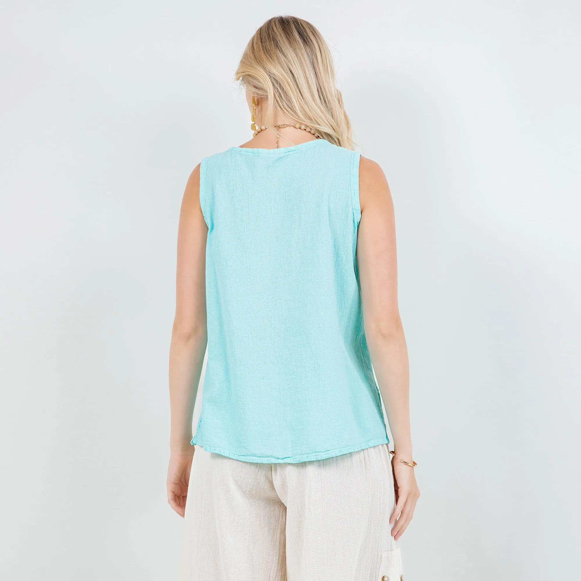 Anne Top -100% Cotton Gauze,Women Wear
