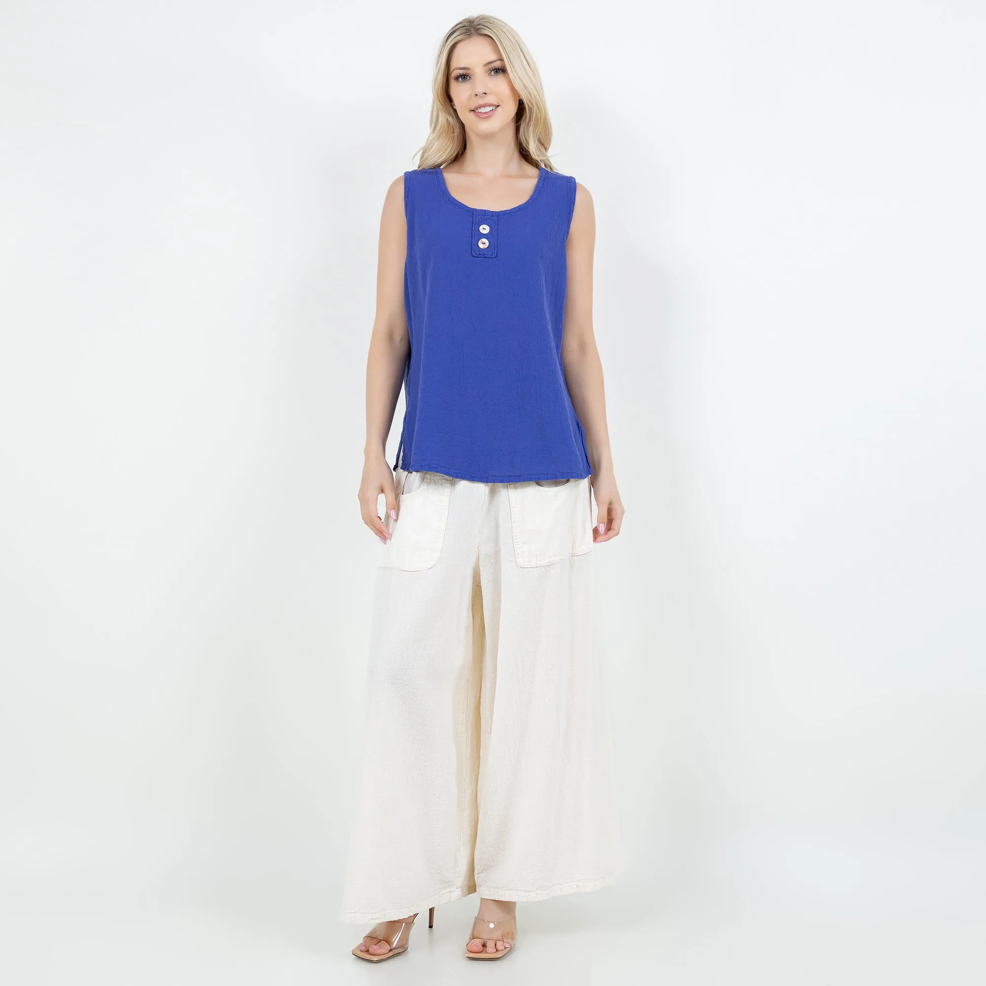 Anne Top -100% Cotton Gauze,Women Wear