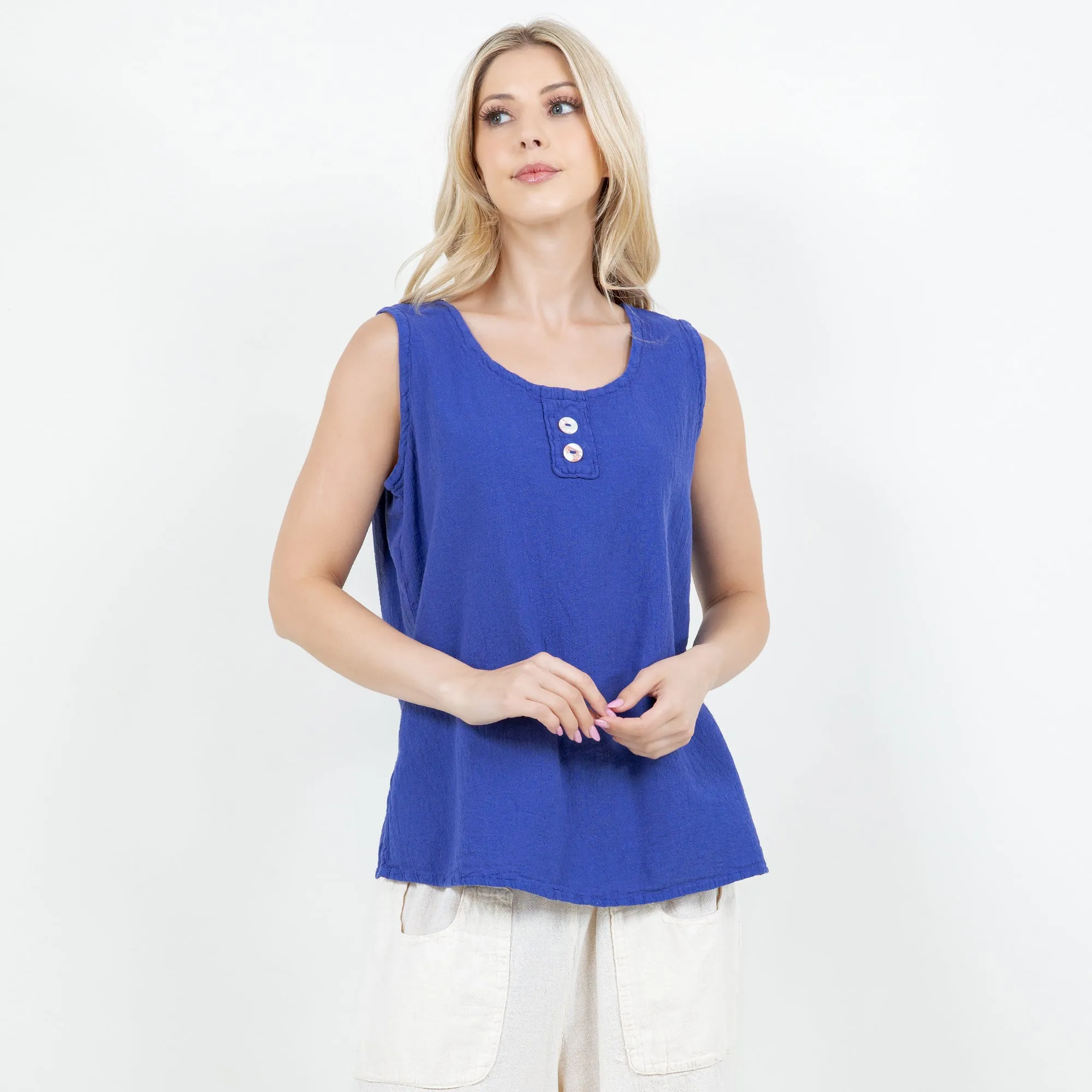 Anne Top -100% Cotton Gauze,Women Wear
