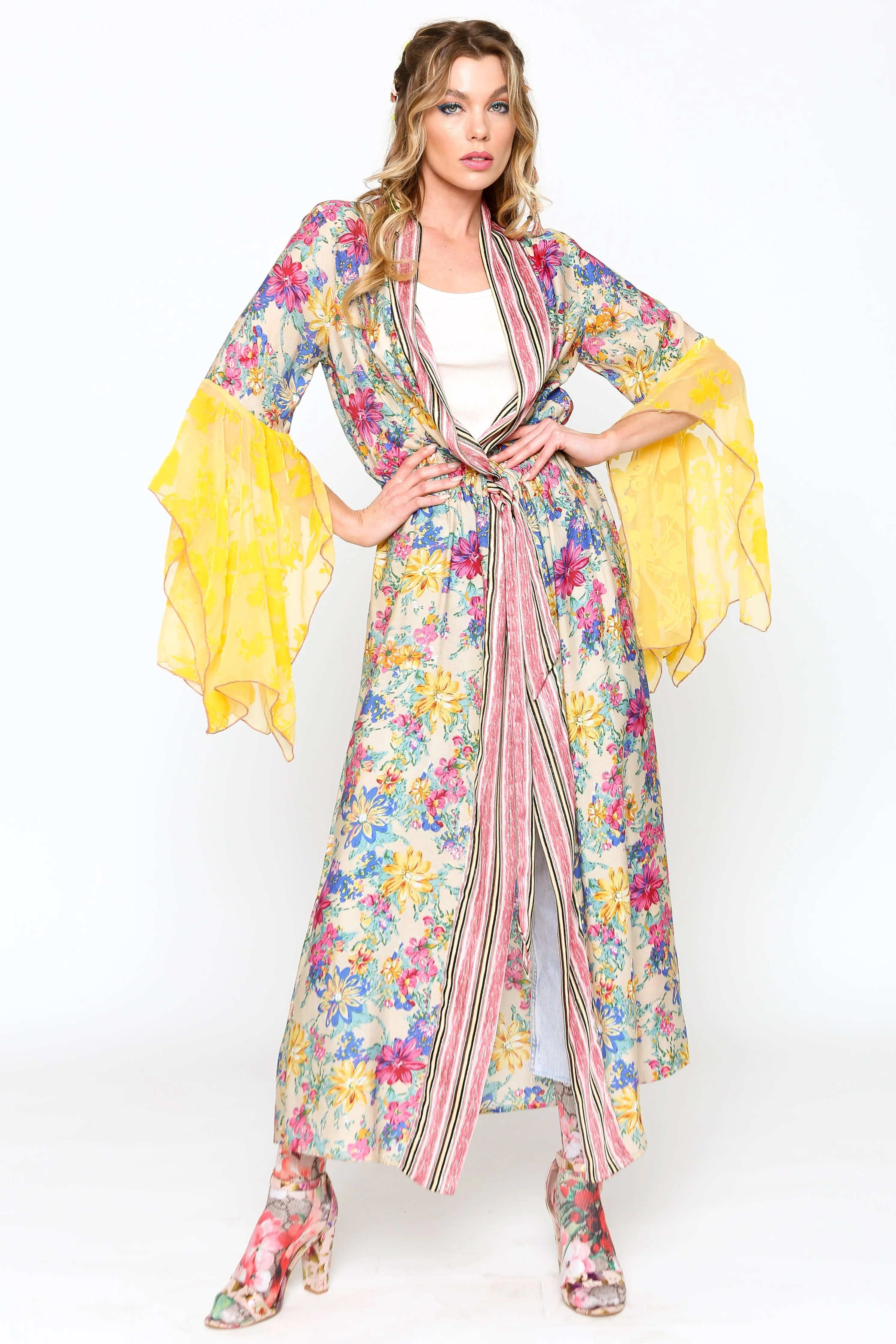 Arrata - I Will Meet You at Maxi Duster,Women Wear