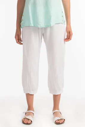 Ashley Pant- Featuring darted cuffs 100% Cotton Gauze,Women Wear