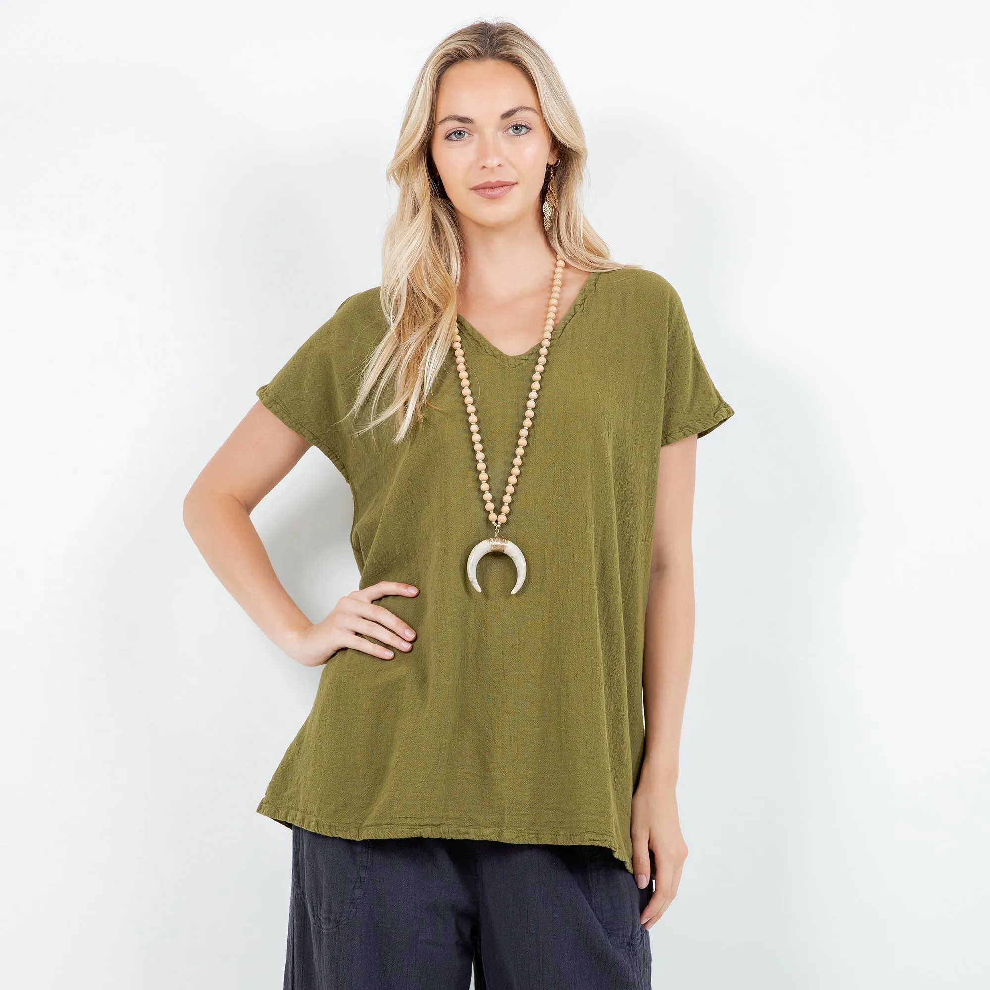 Betsy Top 100% Cotton Gauze,Women Wear