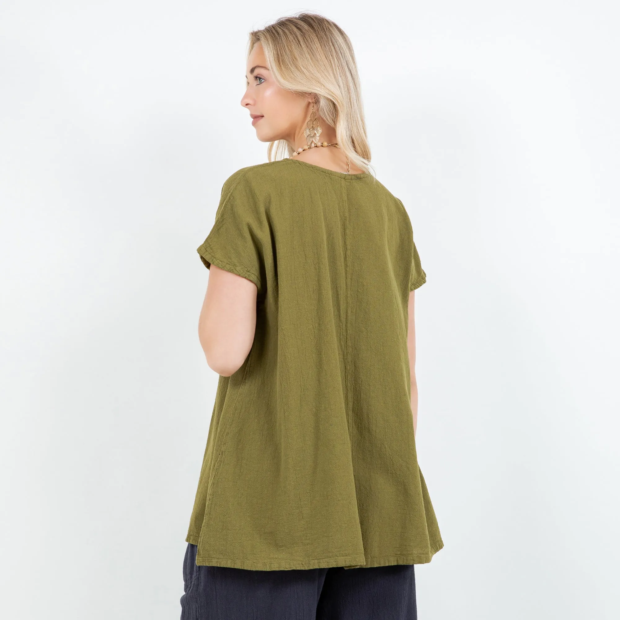 Betsy Top 100% Cotton Gauze,Women Wear