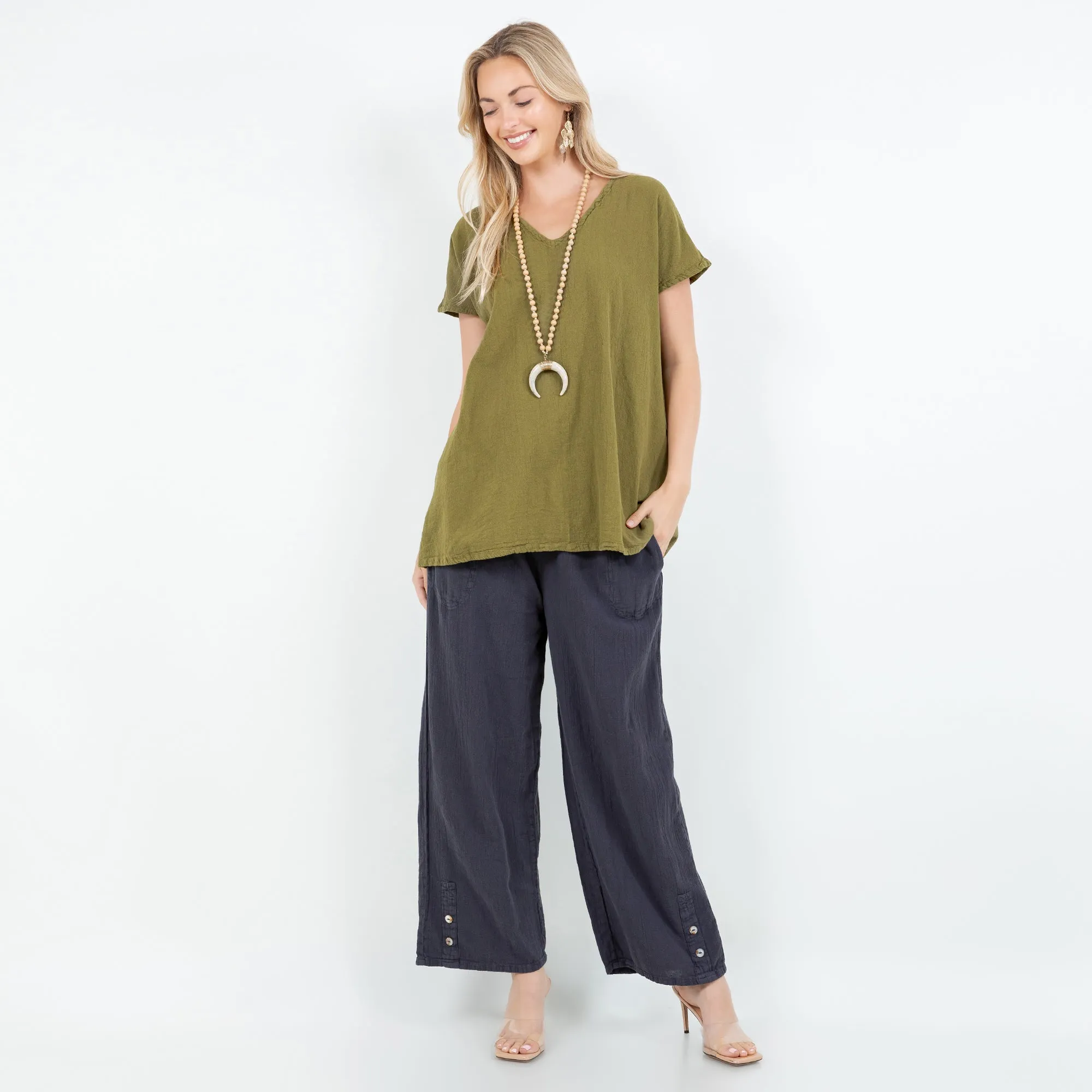 Betsy Top 100% Cotton Gauze,Women Wear