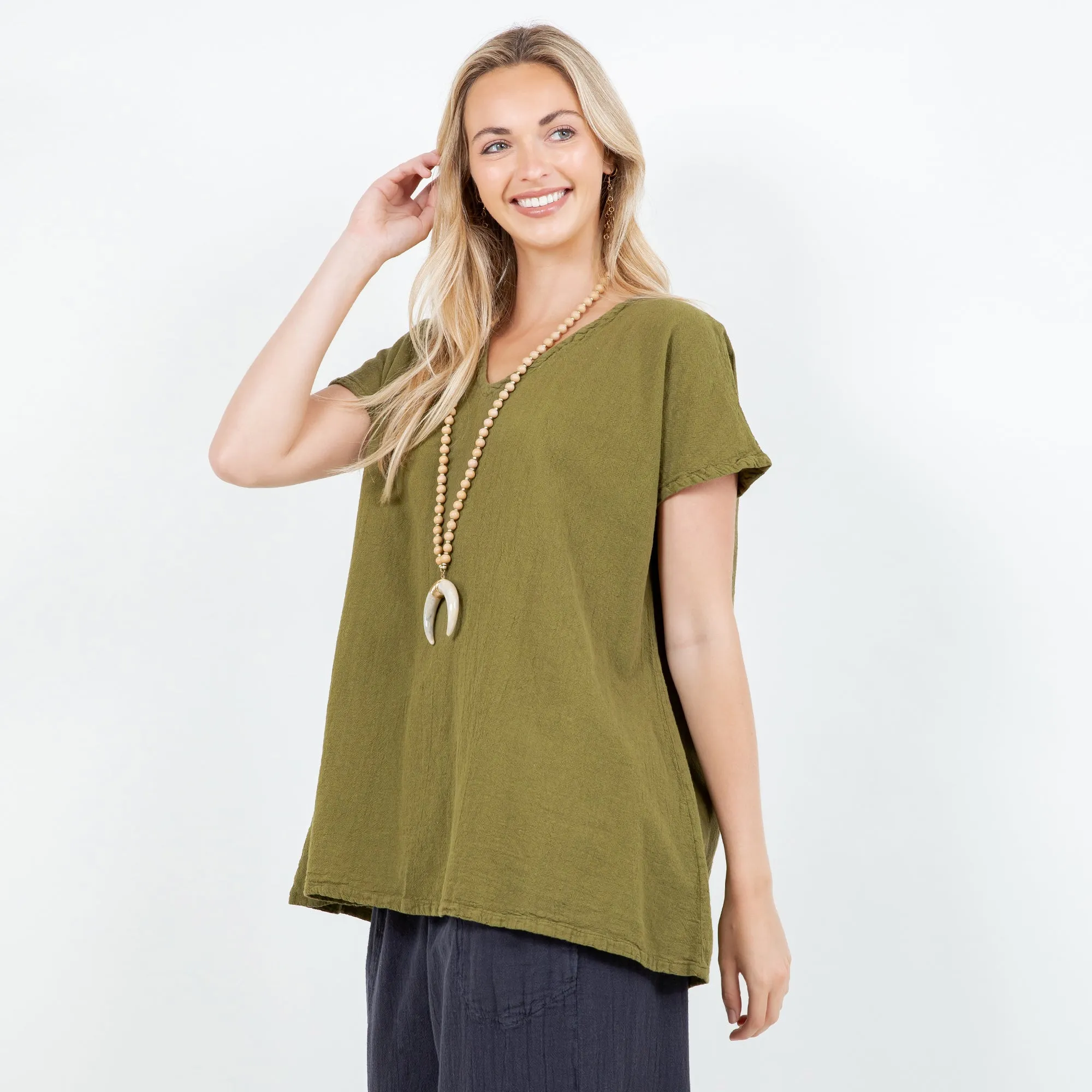 Betsy Top 100% Cotton Gauze,Women Wear
