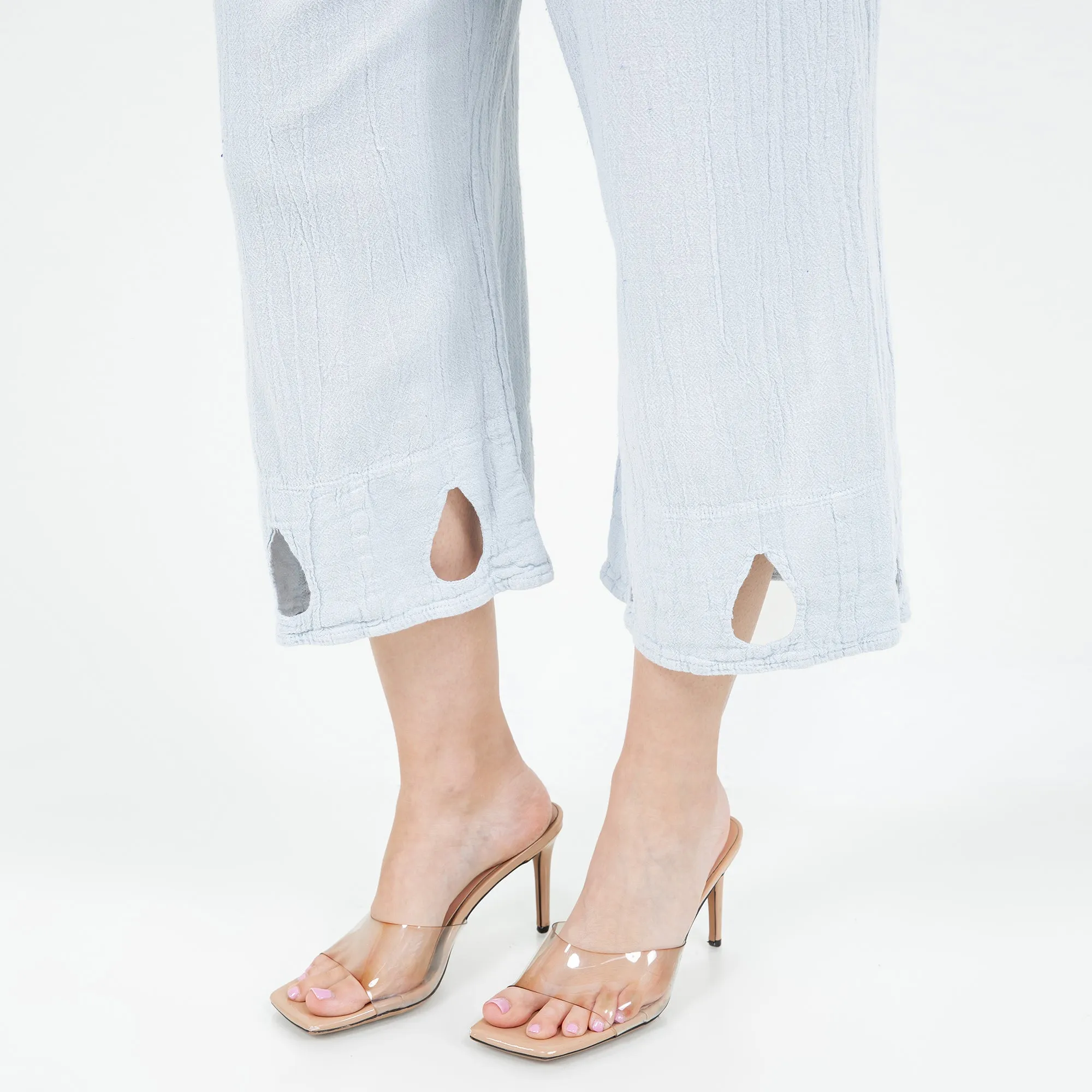Brazil Keyhole Teardrop Detailed Pants - 100% Cotton Gauze,Women Wear