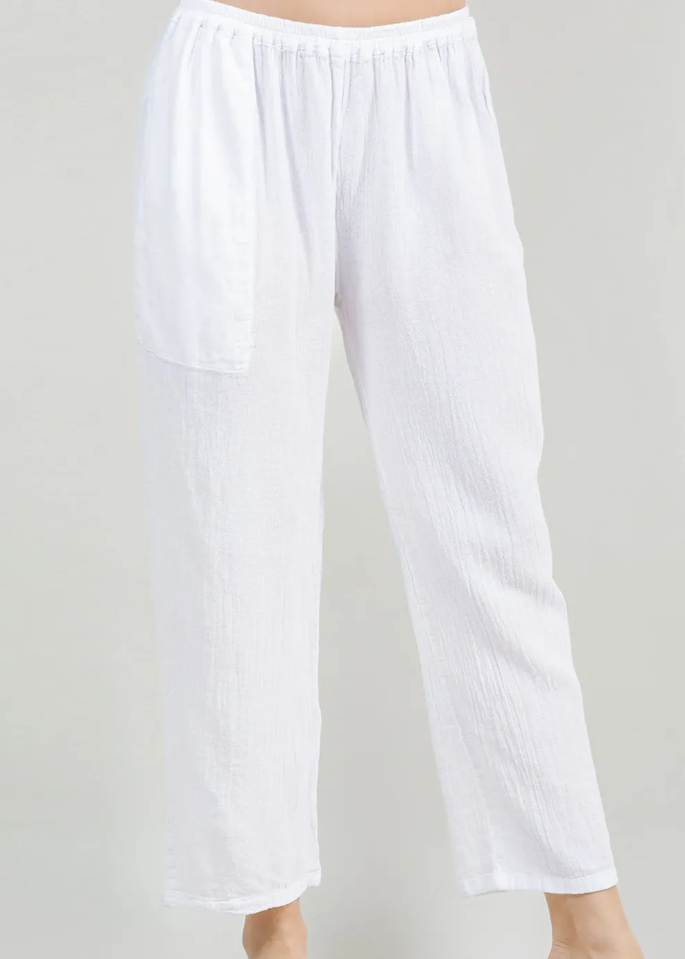 Brenda- Basic Ankle Length Tapered Pant With Pockets,Women Wear