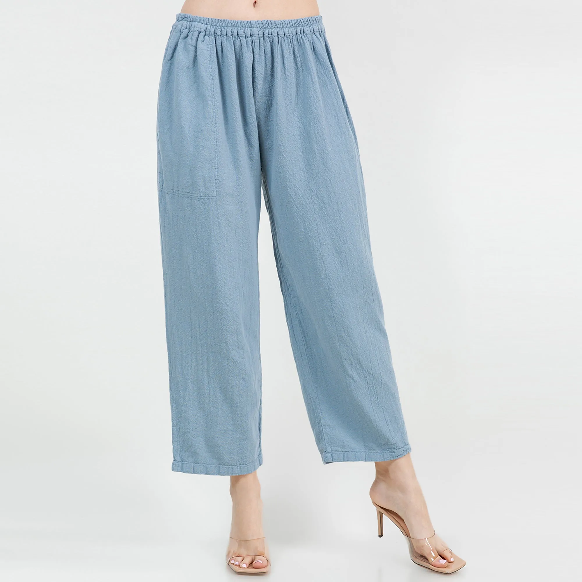 Brenda- Basic Ankle Length Tapered Pant With Pockets,Women Wear