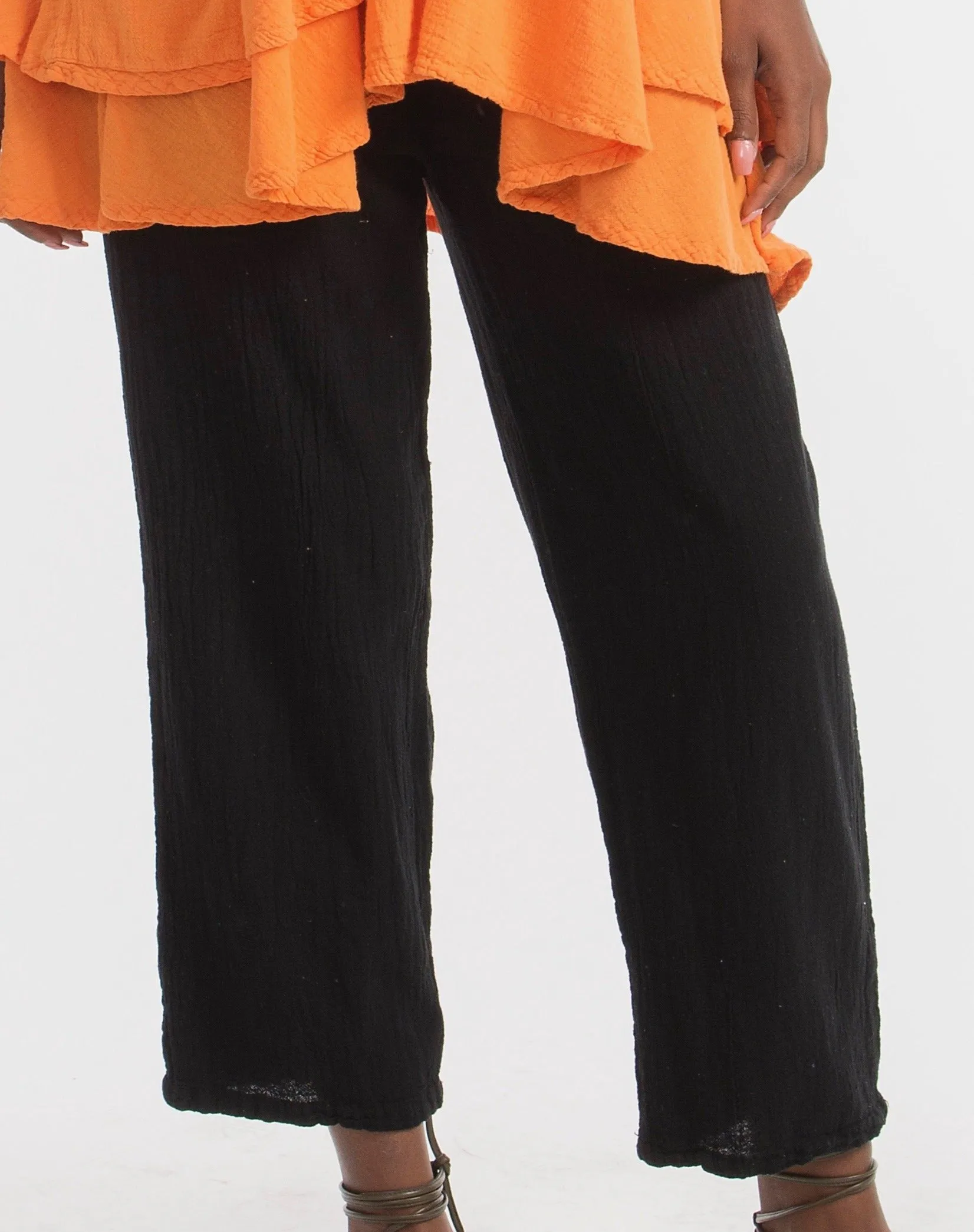 Brenda- Basic Ankle Length Tapered Pant With Pockets,Women Wear